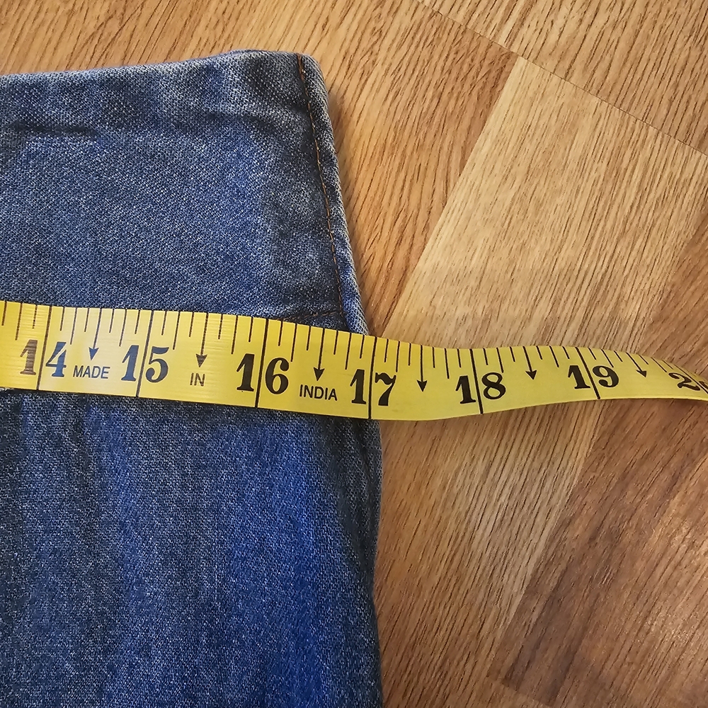 Vintage Studio Blue Denim Pencil Skirt Size 10 - Picture 7 of 8
